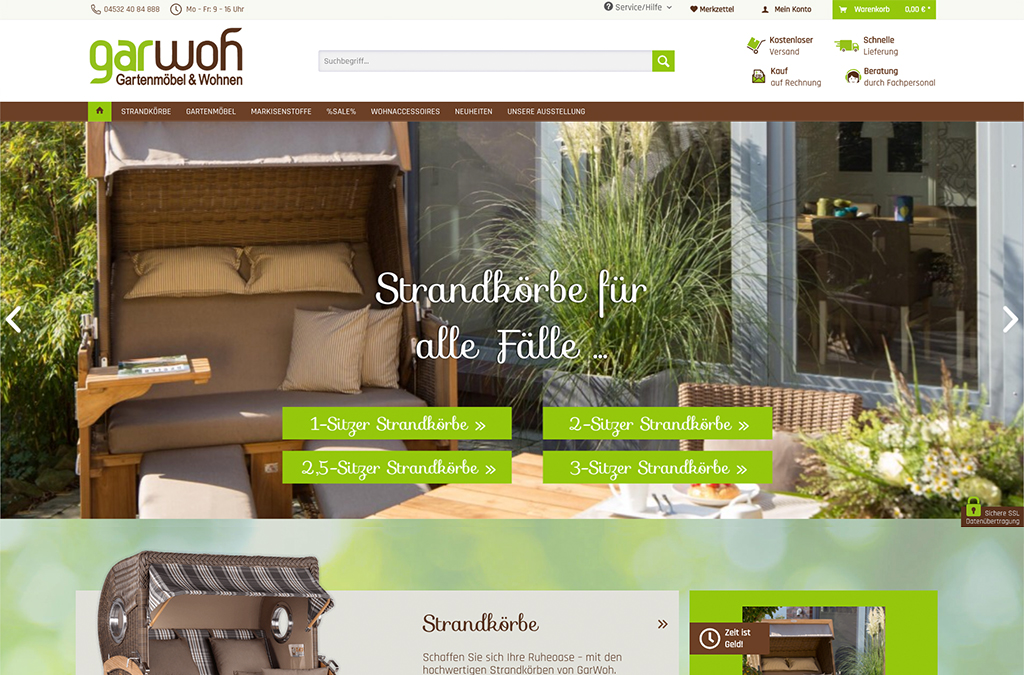 Bild von Onlineshop www.garwoh.de