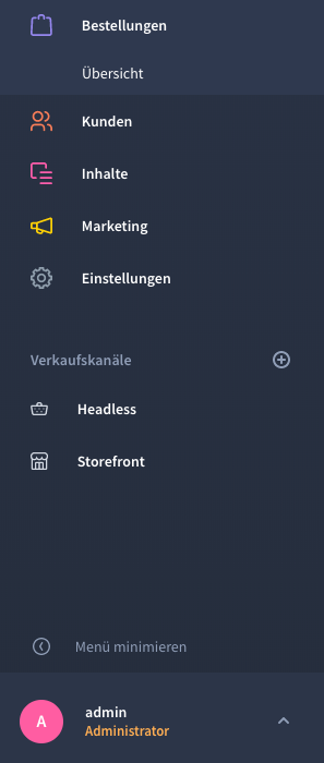 The new administration interface from Shopware 6: clear, intuitive, responsive. The backend of Shopware 6 has been redesigned from scratch: responsive, clear, intuitive handling.