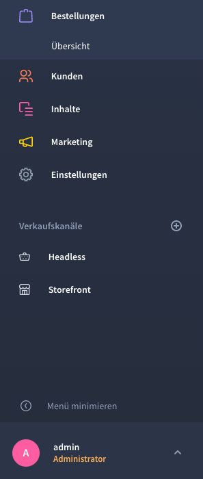 Das Backend von Shopware 6 ist von Grund auf neu konzipiert: responsive, übersichtlich, intuitive Bedienung.